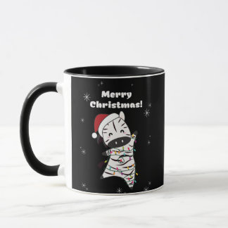 Zebra Jul Zebrors Winter Animals Mugg
