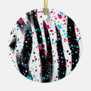 Zebra Julgransprydnad Keramik