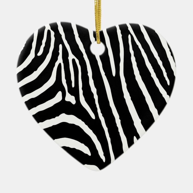 Zebra Julgransprydnad Keramik (Framsidan)