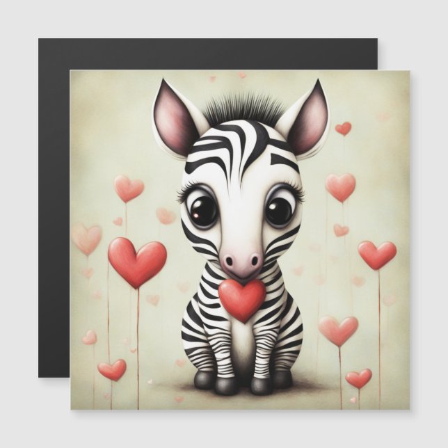Zebra Kärlek 1 (Fram/baksida)