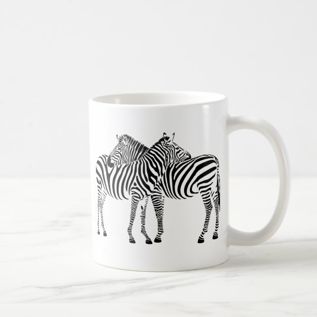 Zebra Kärlek Kaffemugg (Höger)