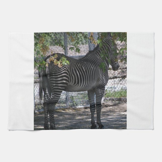 Zebra Kärlek Kökshandduk (Horisontell)