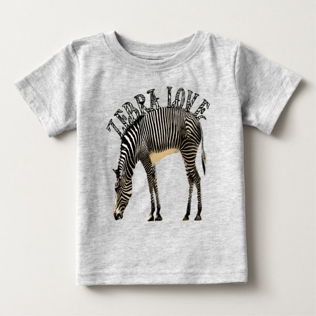 Zebra Kärlek T-shirt (Framsida)