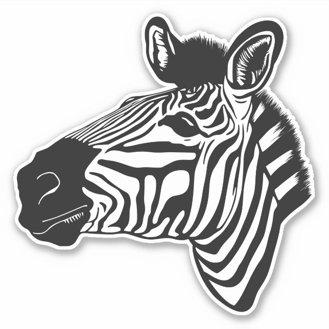 Zebra Klistermärken (Framsida)