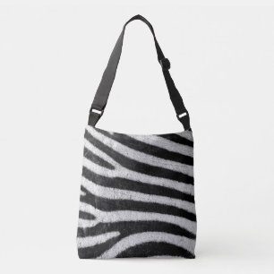 Zebra-korssäck Axelväska