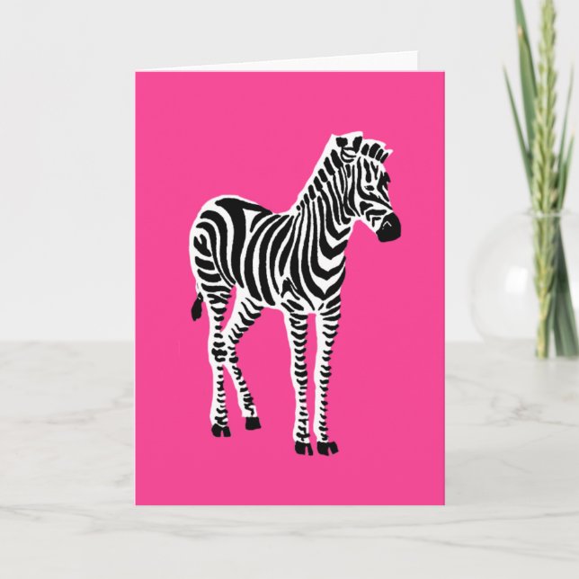 Zebra Kort (Framsida)