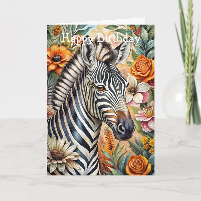 Zebra Kort (Framsida)