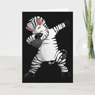 Zebra kostym för barn pojkar flickor Zoo djurtryck Kort
