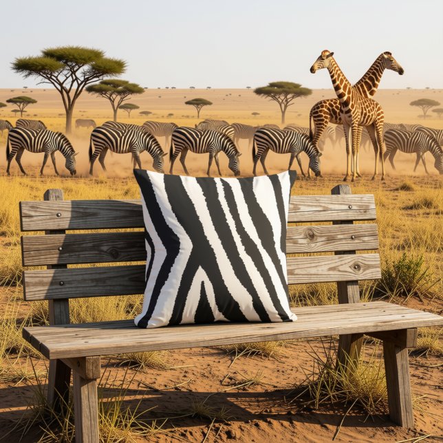 Zebra Kuddöverdrag | Vilda Djur Tryck Kudde (Skapare uppladdad)