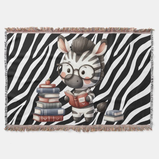 Zebra Läsböcker. Filt (Framsidan)