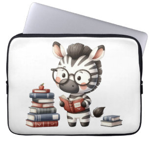 Zebra Läsböcker. Laptop Fodral