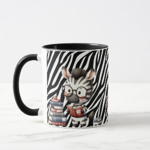 Zebra Läsböcker. Mugg