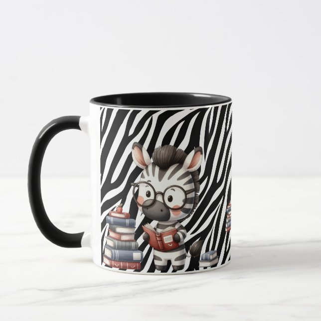 Zebra Läsböcker. Mugg (Vänster)