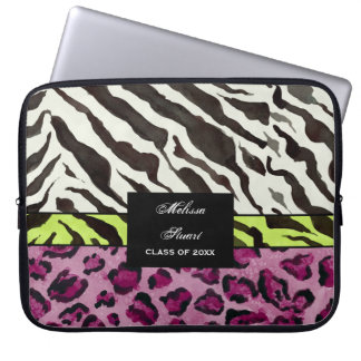 Zebra Leopard Print, Personlig Computer Sleeve