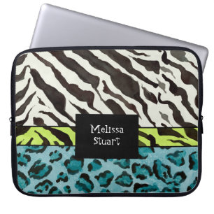 Zebra Leopard Print, Personlig Computer Sleeve