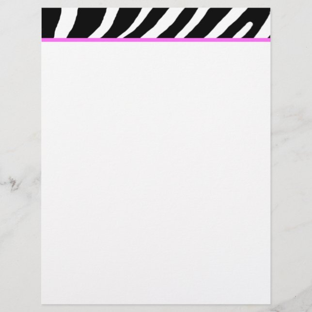 Zebra Letterhead (Framsida)