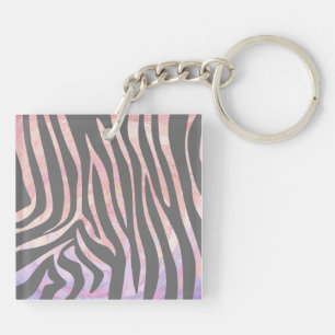 Zebra Light Grått and Rosa Print
