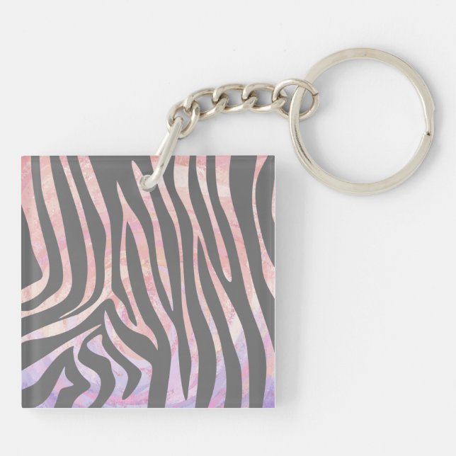 Zebra Light Grått and Rosa Print (Baksidan)