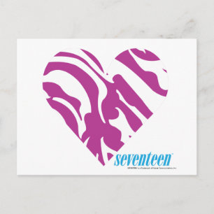 Zebra Lila 2 Vykort