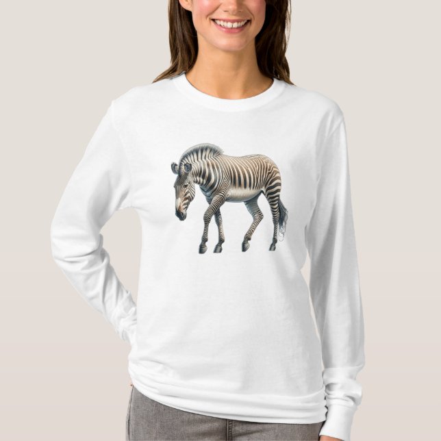 Zebra Long T-Shirt (Framsida)