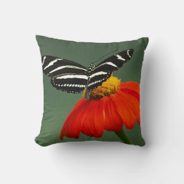 Zebra Longwing Butterfly Dekorativ kudde