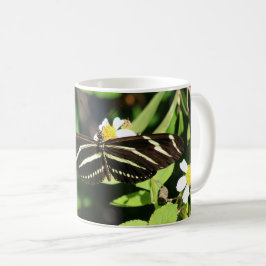Zebra Longwing Butterfly Kaffemugg