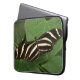 Zebra Longwing Butterfly Laptop sleeve (Framsidan Vänster)