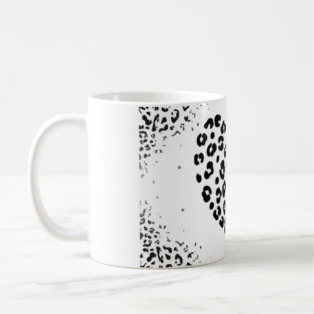 Zebra love Grußkarte Kaffemugg (Vänster)