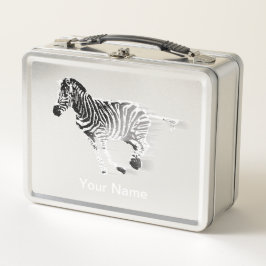 Zebra Lunch Box - Personlig Safari Gift