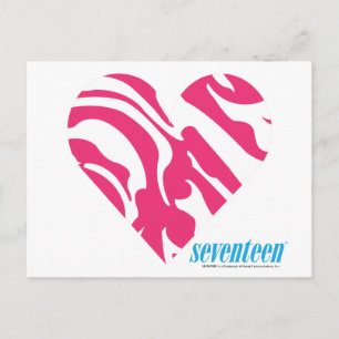 Zebra Magenta 2 Vykort