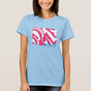 Zebra Magenta 3 Tee Shirt