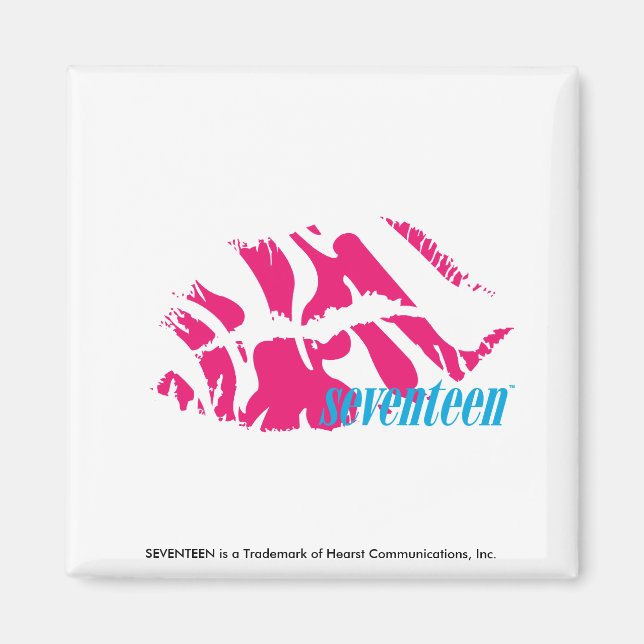 Zebra Magenta Magnet (Framsidan)