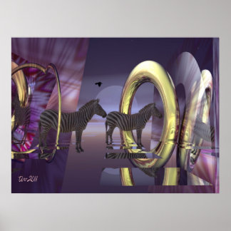 Zebra Magi Poster