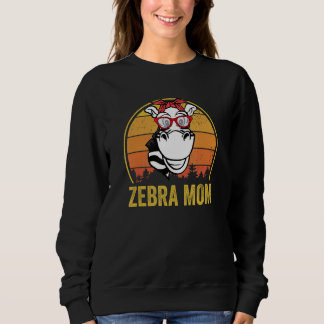 Zebra Mamma Retro Vintage Sunglasses Cute Zebra Hu T Shirt