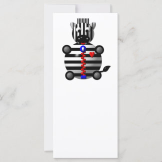 Zebra med dragkedja