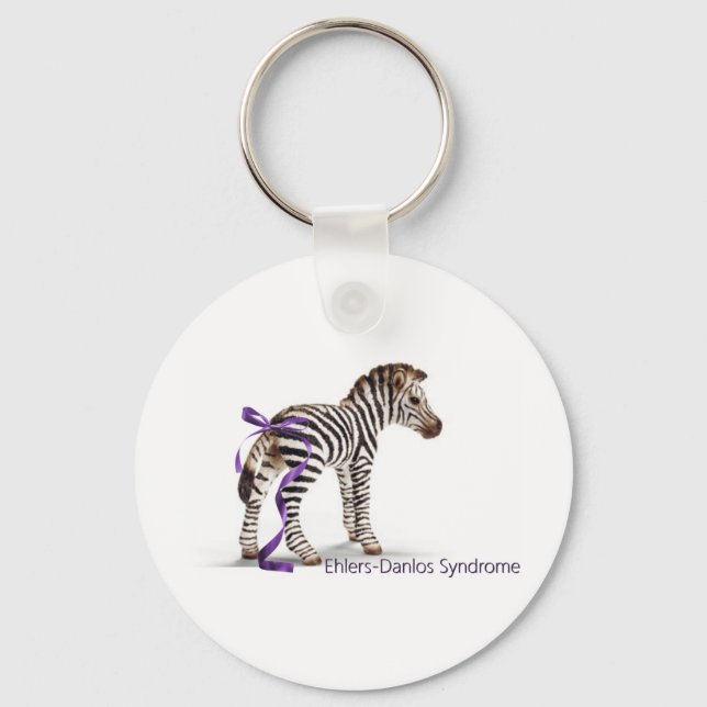 zebra med stort band.png nyckelring (Framsida)