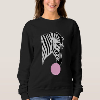 Zebra med tuggummi t shirt