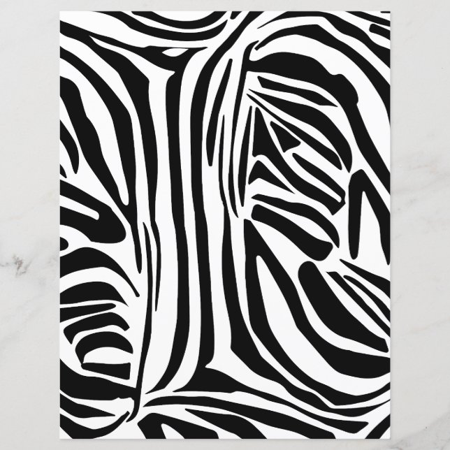 Zebra mönstrad (Framsida)