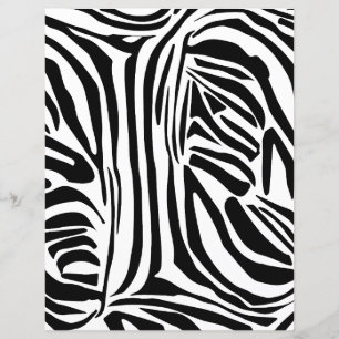 Zebra mönstrad