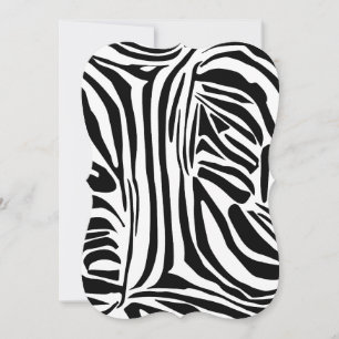 Zebra mönstrad