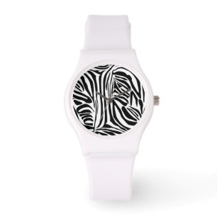 Zebra mönstrad armbandsur