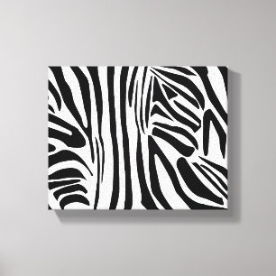 Zebra mönstrad canvastryck