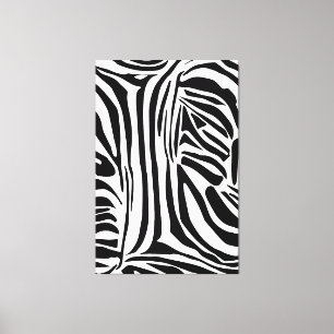 Zebra mönstrad canvastryck