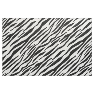 zebra mönstrad djurtryck, svart och vitt tyg