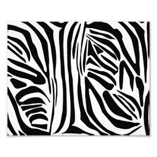 Zebra mönstrad fototryck