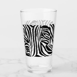 Zebra mönstrad glaskopp