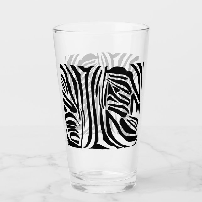 Zebra mönstrad glaskopp (Framsida)