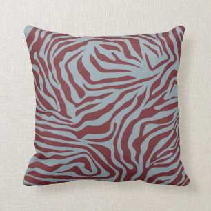 Zebra mönstrad julklapp för slutdjur kudde