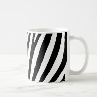Zebra mönstrad kaffemugg