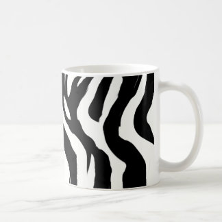 zebra mönstrad kaffemugg